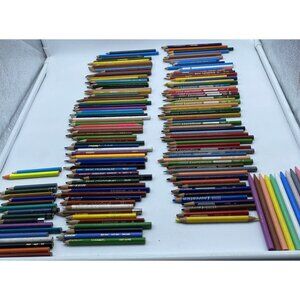 155 Laurentien Berol Crayola Staedtler Prang Colored Pencils Drawing Art Huge